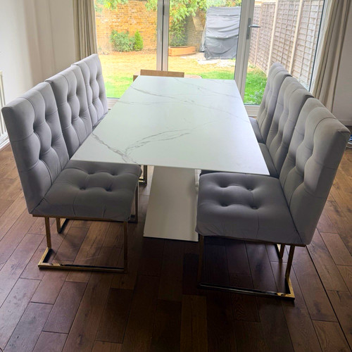 Elegant dining table with - elegant,