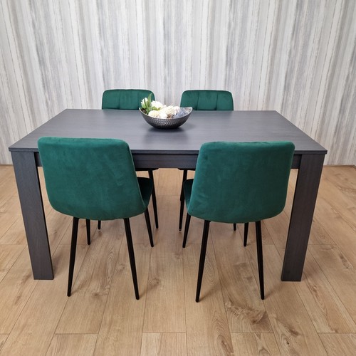 Grey dining table and chairs - grey,