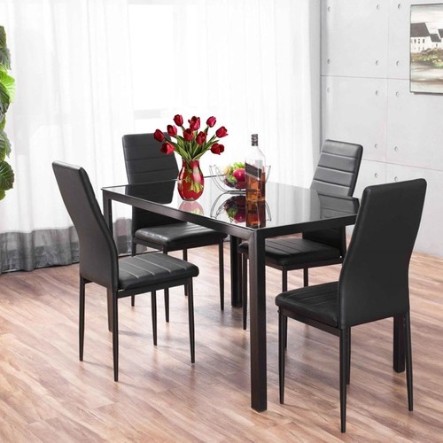 Metal dining table set with - dining,