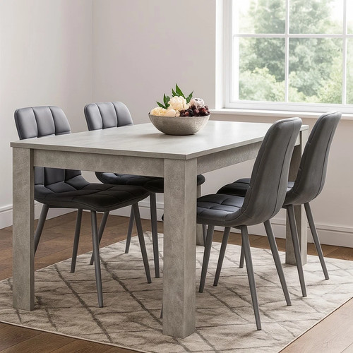 Grey dining table - grey,