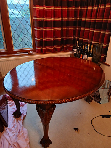 Wood oval dining table chair - oval,