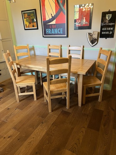Solid wood seater dining - solid,
