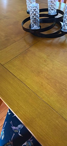 Oak rectangular dining table - oak,
