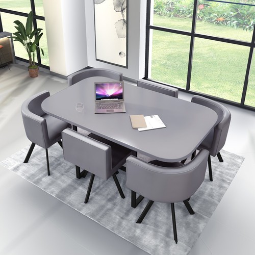 White wooden dining - , table