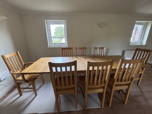 Superb extending solid oak - extending,