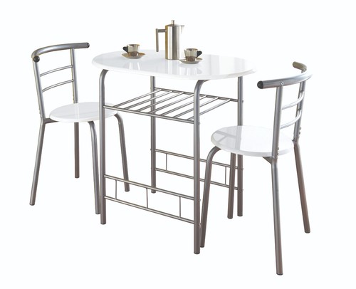 Modern white high gloss small - white,