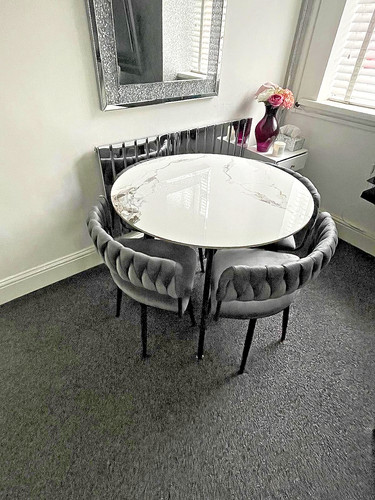 Dinner table and - , chairs