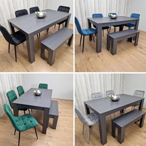 Grey dining table and - grey,