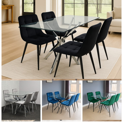 Dining table and velvet - 4,