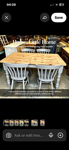 Wood dining table - dining, 4