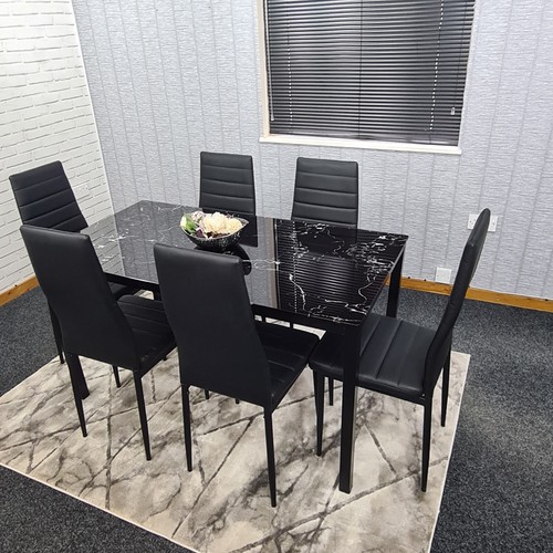 Black marble effect - marble, glass