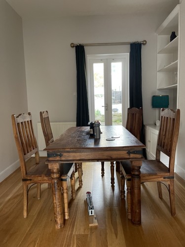 Indonesian teak dining table