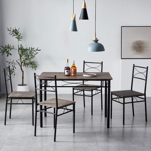 Dining table and chairs set - dining,
