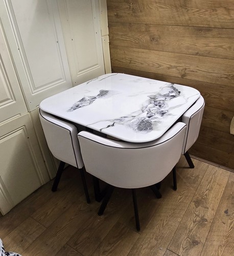 Wood marble dining table - ,
