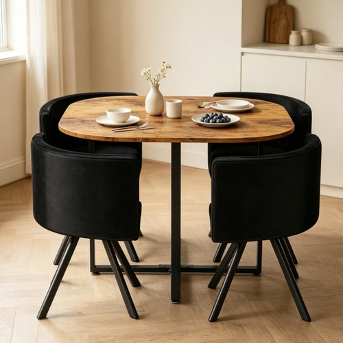 Space saving dining table - space,