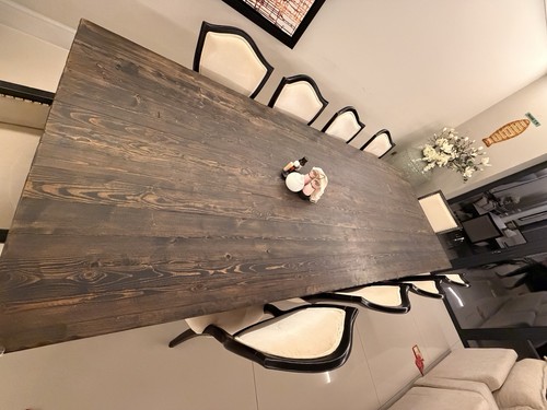 Rectangular dark wood dining - rectangular,