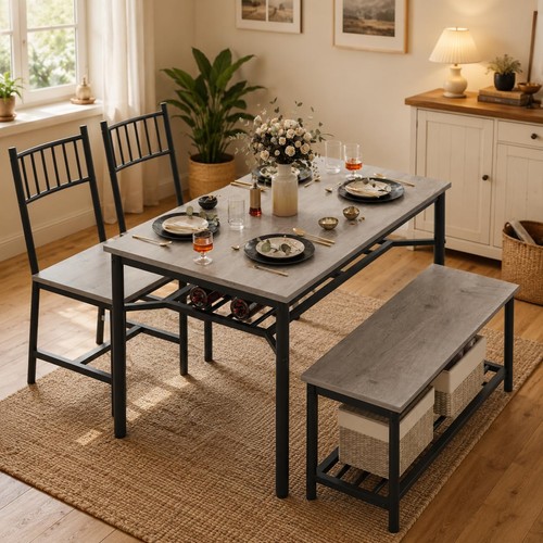 Dining table and chairs - and, 4piece