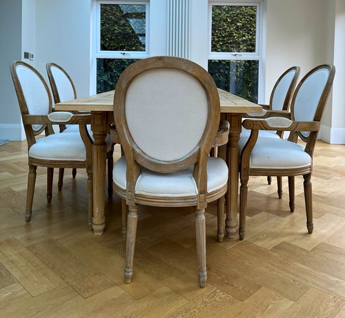 Solid oak extendable dining - oak,