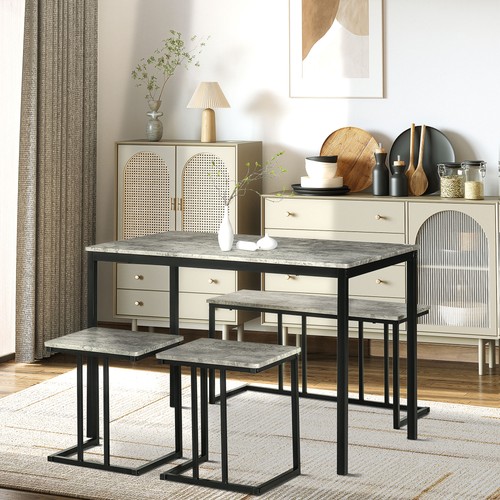 Dining table set - dining, concrete