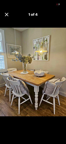 Wood rectangular dining table - wood,
