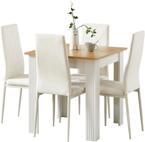 Dining table and chairs set - and,
