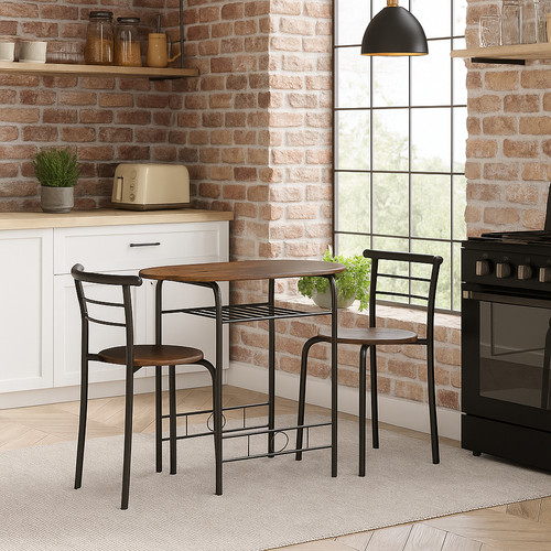 Pcs dining table - 2, chairs