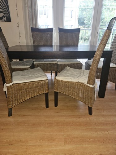 Set dining table and chairs - 6,