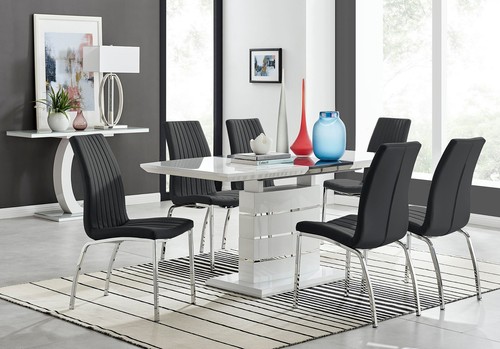 Renato 120cm white gloss - 120cm,