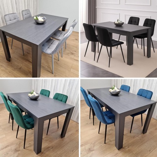 Grey dining table - dining, and