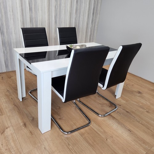 High gloss wooden - wooden, dining