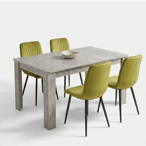 Dining table and chairs - dining, 4