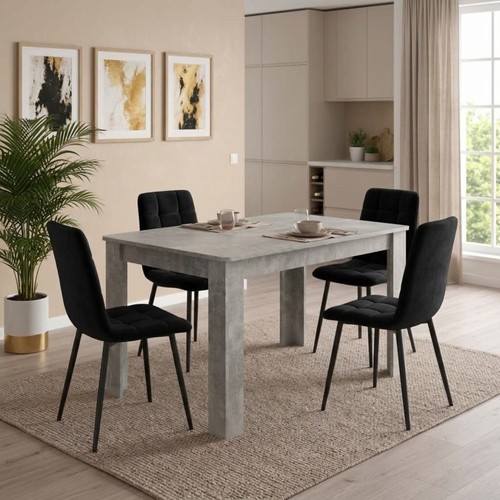 Dining table and - chairs, set
