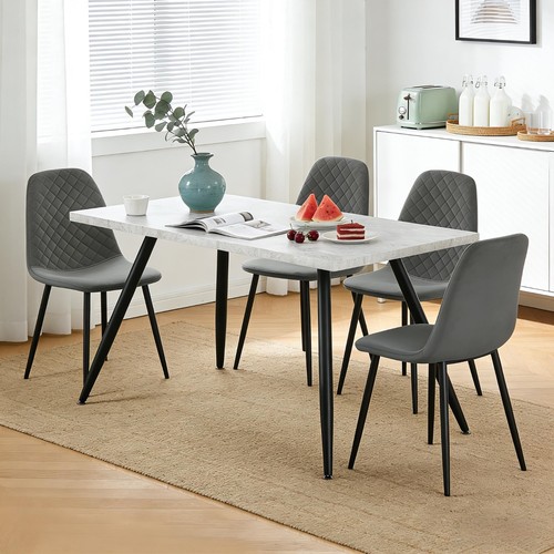 Dining table set - dining, set,grey