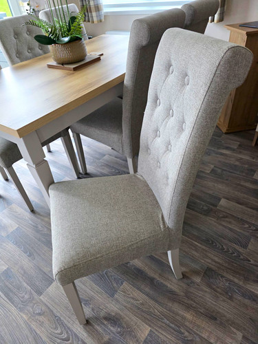 Piece dining set - set, rectangular