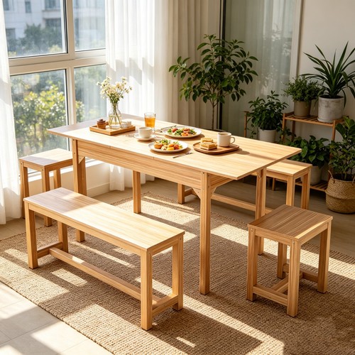 Extendable dining table and - extendable,