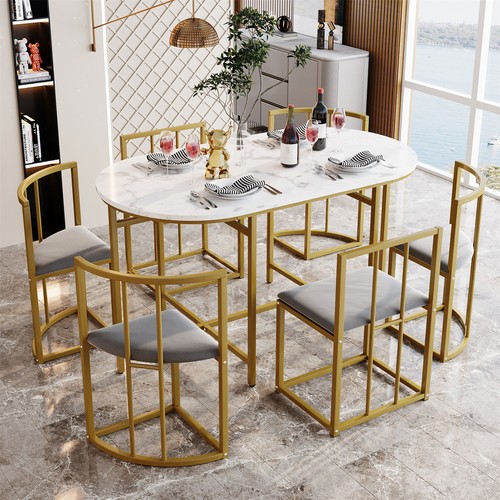 Dining table and chairs - table, set