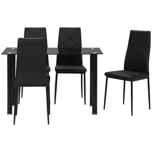 Modern glass dining table - dining, and